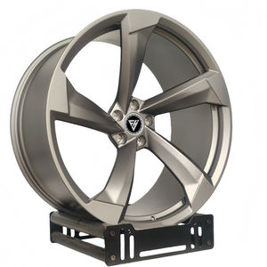 Jantes monobloc personnalisées FHJ à 5 branches pour <span class=keywords><strong>Audi</strong></span> 19 20 21 22 23 pouces 5X112 Jantes forgées pour <span class=keywords><strong>Audi</strong></span> A4 S4 RS5 RS7 B9 B8 - Product Image 2