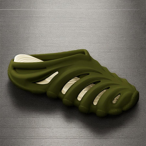 Sandalias de una Pieza de EVA Estilo Mecánico en Dos Tonos para Hombre, Ligeras, Antideslizantes, con Recortes, para Uso en Interiores y Exteriores Durante Todo el Día - Product Image 1