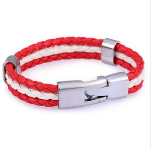 Bracelet paracorde avec drapeau français pour fans <span class=keywords><strong>de</strong></span> football, stock bon marché - Product Image 4