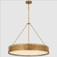 XZ Vintage interior cocina isla antiguo carro rueda lámpara de mano Led candelabro diseño de latón colgante vela bombilla luz de techo