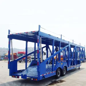 Cina fornitore Double Deck 7 Car Gooseneck Car Carrier Trailer 5/6/7/8 Car Carrier Semi Trailer Truck Trailer in vendita a Dubai