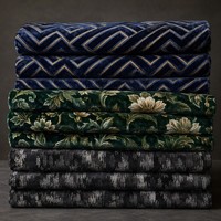 Tissu en velours imprimé simple face extensible et léger, toucher doux, motifs vibrants, idéal pour vêtements, ameublement et décoration intérieure – Vente directe usine
