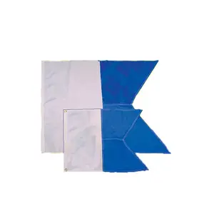 Oem Personalizado Logotipo Tamanho Diferente Nylon Mergulho Equipamento Marinho Digital Impressão Língua Internacional Bandeiras De Sinal Náutico
