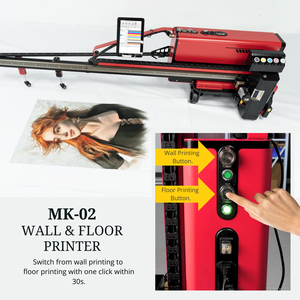 Imprimante à jet d'encre UV automatique MK02, robot <span class=keywords><strong>peintre</strong></span> pour murs et sols avec tête d'impression Epson pour l'impression murale verticale 3D - Product Image 2