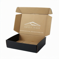 Boîtes rigides en carton ondulé réutilisables avec poignée, fermeture magnétique, emballage logistique pour déménagement, logo personnalisé, finition mate Royal Road