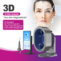 Équipement d'analyse cutanée personnalisable, détection des follicules pileux, détection par IA, scanner facial, analyseur de peau pour clinique esthétique