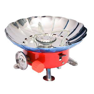 Outdoor <span class=keywords><strong>Camping</strong></span> Lotus-Brenner Wildkocher Windgeschützt Energiesparend Leistungsstarker Tragbarer Gaskocher - Product Image 1