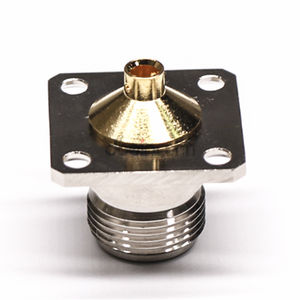 Коммуникационное устройство: разъем N-типа, гнездо, прямой, крепление на 4 отверстия - Product Image 3