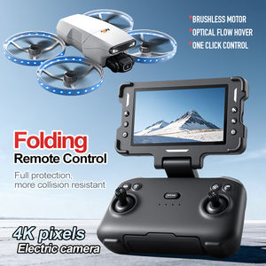 Drone New Optical Flow M6S avec éclairage LED, caméra double 4K, GPS, écran HD pliable, moteur brushless, longue portée, quadricoptère professionnel RC - Product Image 2