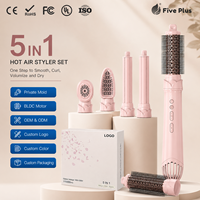 Styler capillaire 5 en 1, brosse à air chaud haute vitesse 110000 tr/min, multi-styler professionnel, sèche-cheveux, boucleur, lisseur pour salon et domicile