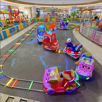 Train électrique lumineux populaire pour enfants, avec piste mobile, idéal pour les parcs, les stands et les centres commerciaux