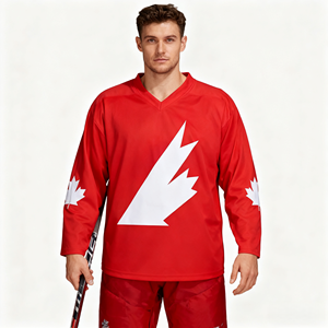 Individuelles LOGO OEM & ODM Unisex Eishockey-Trikot OEM Teamname Kundenspezifisch Bedruckt Großhandel Sublimations-Sportbekleidung - Product Image 2