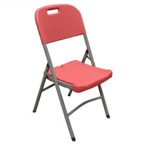 다이닝 가구 헤비 듀티 의자 다시 쌓을 수있는 실내 및 실외 HDPE 접이식 의자
