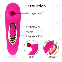 Erwachsenen-Klitoris-Sauger Brustwarzen-Klitoris-Stimulator Dildo Vaginal-Massagegerät Masturbator Sexspielzeug für Frauen Saugender G-Punkt-Vibrator