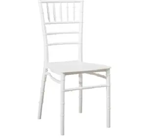 Quality Supplier Hotel Wedding Event White Resin Tiffany Kids Children Chivari Chiavari Chairs For Party