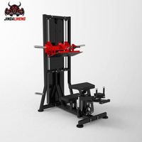 Machine à kickback pour les fessiers, pour centres de fitness commerciaux, avec plaque de repose-pieds réglable et poignées pour l'entraînement des extensions de hanches