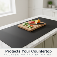 Tapis de table de cuisine en silicone de qualité alimentaire, écologique et moderne, antiadhésif, résistant à la chaleur, antidérapant, protection de comptoir, taille personnalisée