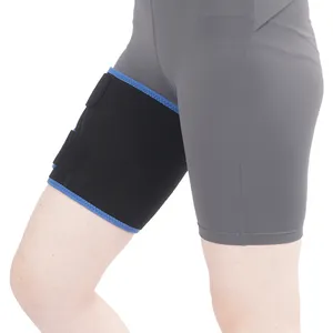 High Quality Neoprene Ajustable Compression Exercises Thigh Protector Sleeve Leg Support Brace