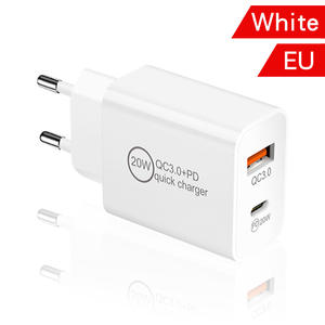2in1 US EU UK Type c Adaptateur <span class=keywords><strong>chargeur</strong></span> mural pour <span class=keywords><strong>20</strong></span> <span class=keywords><strong>w</strong></span> <span class=keywords><strong>iphone</strong></span> <span class=keywords><strong>Chargeur</strong></span> rapide Type-c pour Fast Usb Type-c <span class=keywords><strong>Chargeur</strong></span> pour <span class=keywords><strong>iphone</strong></span> 12 - Product Image 3
