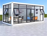 Conteneur résidentiel chambre mobile rapide LCL commerce d'exportation équipement de planche d'activité simple paquet plat maison en acier immeuble de bureaux