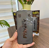 Protection d'écran de confidentialité en verre trempé anti-espion et anti-statique pour iPhone 17 16 15 14 13 12 11 Pro Max