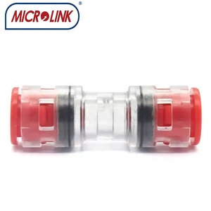Push Fit Air Blown Fiber Micro Duct Conector recto PVC 7MM Adaptador de acoplamiento para red <span class=keywords><strong>PON</strong></span> - Product Image 2