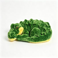 Coussin en peluche crocodile moelleux, animal en peluche doux, rembourré en coton PP, design plat, différentes tailles, décoration réaliste, cadeau pour enfants