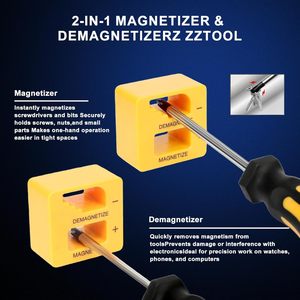 Jeu de tournevis professionnel magnétique finition chromée 43 pièces avec étui, incluant des embouts plats, Phillips, Pozidriv, Torx pour la réparation - Product Image 6