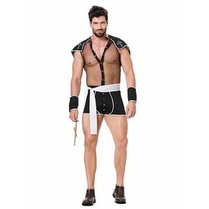 <b>Men</b> <b>Sexy</b> Mesh Bodysuit Lingerie <b>Costume</b> Set Mid-Rise Polyester Four Seasons Role-Playing Underwear - Product Image 2