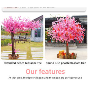 Árbol de Durazno Artificial de Plástico, Árbol de los Deseos, Decoración de Año Nuevo, Planta para Paisajismo Exterior, 1.5-3.5m - Product Image 6