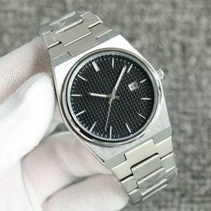 Montre homme TISSO de luxe, haute qualité, quartz, bracelet acier, automatique, mécanique, design minimaliste, style business, PRX, 40 mm, étanche. - Product Image 2