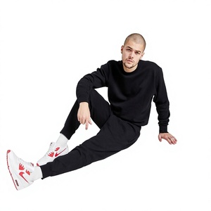 Pantalon de survêtement formel unisexe en molleton 100 % coton pour homme, idéal pour l'hiver, vente en gros, avec sweat-shirt et jogging assortis - Product Image 3