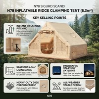 Tente de glamping gonflable Ridge
