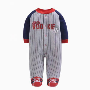 ชุดรอมเปอร์ผ้าฝ้ายฤดูหนาวสำหรับเด็กทารกแรกเกิด เสื้อผ้าเด็กทารกแขนยาวสำหรับใส่ในห้องนอนช่วงวันหยุดคริสต์มาส - Product Image 4