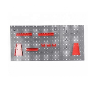 <span class=keywords><strong>Panneau</strong></span> <span class=keywords><strong>de</strong></span> <span class=keywords><strong>rangement</strong></span> mural en métal pour outils, <span class=keywords><strong>panneau</strong></span> perforé pour <span class=keywords><strong>garage</strong></span>, étagères d'affichage, organisateur <span class=keywords><strong>de</strong></span> <span class=keywords><strong>rangement</strong></span> en acier, support pour outils - Product Image 5