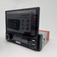 Autoradio stéréo 1 lecteur Din autoradio universel stéréo auto Bluetooth Con affichage Iphone écran tactile avec Bluetooth autoradio