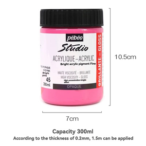<span class=keywords><strong>Pebeo</strong></span>-<span class=keywords><strong>Peinture</strong></span> <span class=keywords><strong>Acrylique</strong></span> Professionnelle 66 Couleurs 300ml Brillante pour Artistes Ecole Enfants Débutants-<span class=keywords><strong>Peinture</strong></span> Papier sur Toile de Verre - Product Image 4