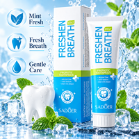 Dentifrice Probiotique en Gros OEM & ODM 120g Haleine Fraîche Nettoyage en Profondeur Élimine les Taches Blanchiment des Dents Soin Bucco-dentaire Barre de Traitement