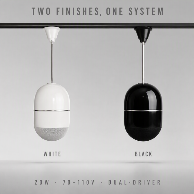 5 Inch 20W Professional Pa System Speaker Pendant Commercial Speakers for Voice Announcement System Hanging Ceiling Speaker