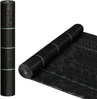 Toile de paillage anti-mauvaises herbes 170 GSM en tissu tissé PP pour l'agriculture commerciale