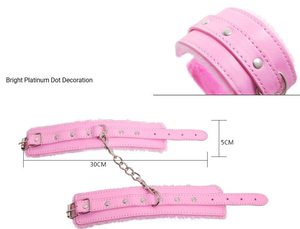 Set de Bondage SM <span class=keywords><strong>BDSM</strong></span> de 7 Piezas de Cuero y Peluche para Adultos, con Antifaz, <span class=keywords><strong>Mordaza</strong></span> de Bola, Cuerda BD5M, Látigo, Arnés y Kit de Restricción, Juguete Sexual Divertido - Product Image 5