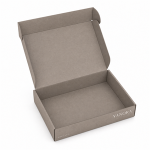 Carton d'expédition ondulé auto-scellant DTC Cosmetic en kraft, emballage personnalisé pour produits de soin, vente en gros, OEM, ODM - Product Image 2