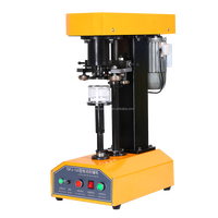 Machine de scellage et de capsulage semi-automatique de bureau pour canettes et bocaux en fer blanc