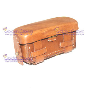 Pochette médicale en cuir de campagne allemande | Pochette médicale allemande en cuir marron - Product Image 1