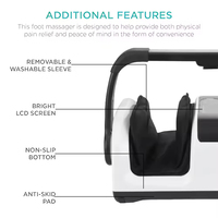 Alat Pijat Kaki Elektrik Ergonomis dengan Pemanas dan Getaran Combo 360 °   Menguleni Dengan Pengatur Waktu