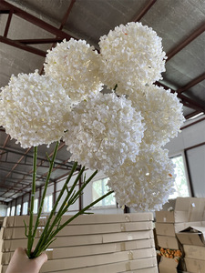 Nouvel arrivage de fleurs artificielles <span class=keywords><strong>allium</strong></span> géant boule romantique pour la décoration de vase de maison de mariage - Product Image 2