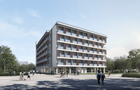 Edificio Escolar Prefabricado de Diseño Moderno Personalizado con Estructura de Acero, Marco de Acero Soldado y Paneles EPS