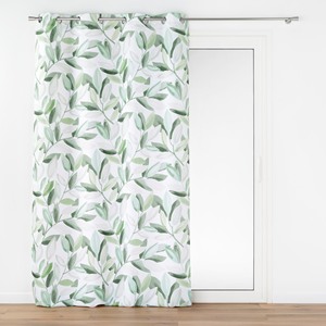 ผ้าม่านตาไก่ลายใบไม้ ELEONORE LINE ผ้าโพลีคอตตอน ขนาด 140x280 ซม. - Product Image 1