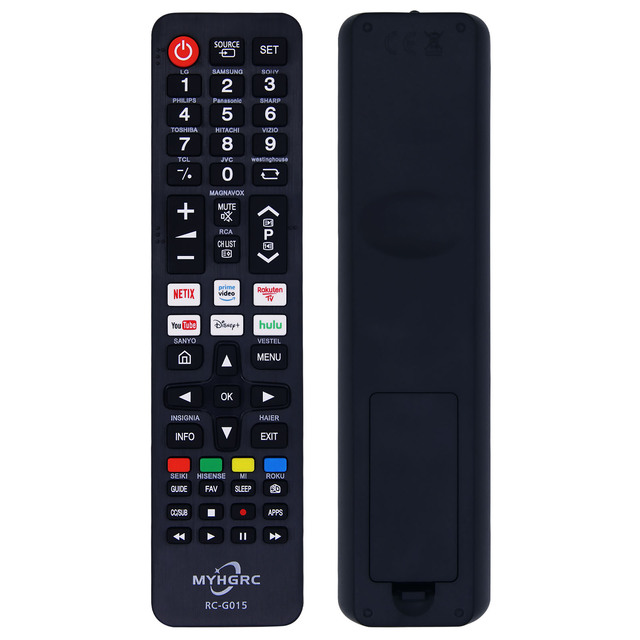 Universal TV Replacement Remote Control for Samsung/TCL/LG/Hisense/Vizio/Sony/XiaoMi and More Smart TVs