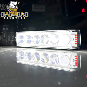 Đèn xe máy BAOBAO BB1813 Mini Driving System, đèn cảnh báo đỏ xanh trắng vàng, đèn nháy, chất liệu nhôm nhựa, 2 mắt hình cú - Product Image 6